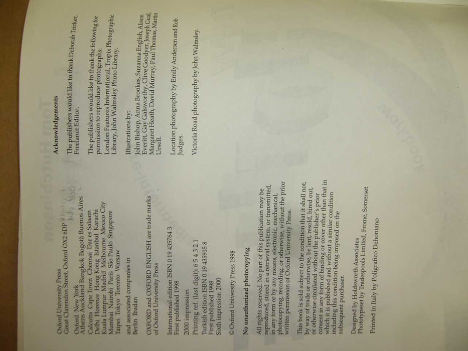 New Hotline Oxford University Press workbook pre-intermediate
