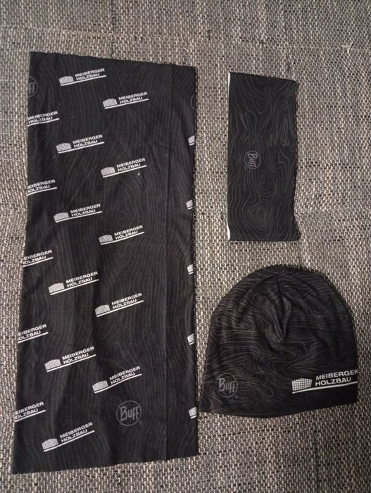 Комплект баф (снуд)+ шапка + пов'язка Buff Microfiber. One Size.