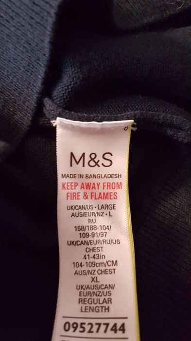 Sweter  bawełniany,męski M&S