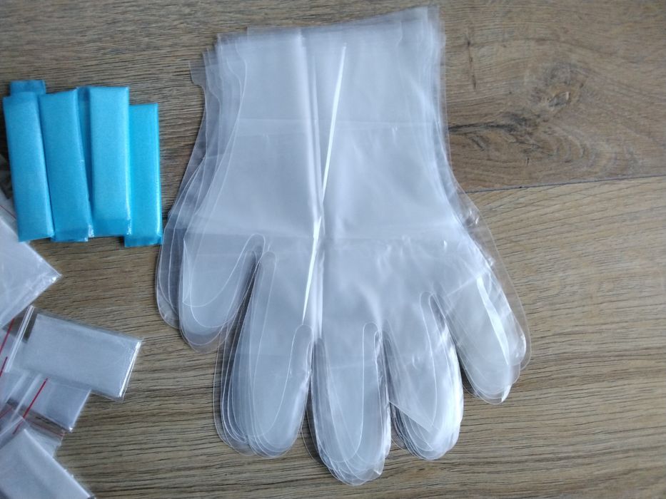 Rękawiczki foliowe 100 par