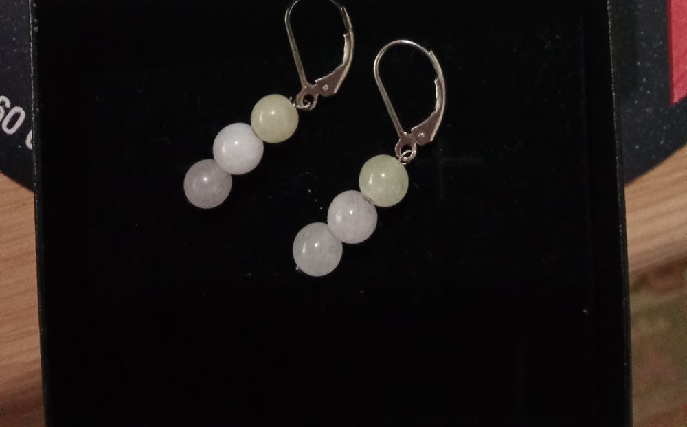 Brincos de Prata Lei e Morganite