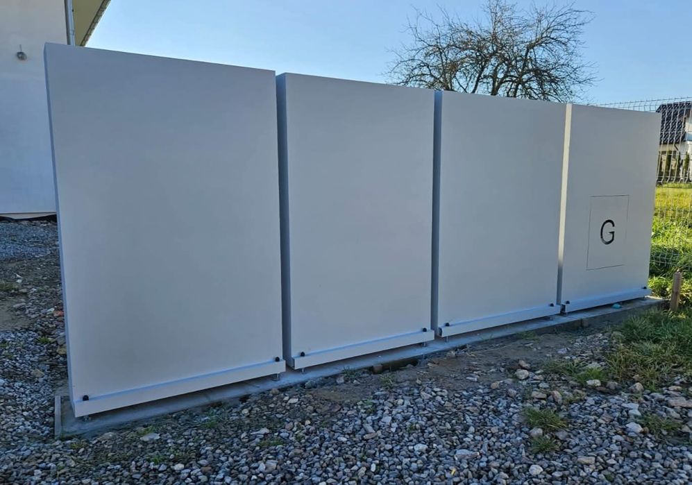 Brama - Furtka - Blacha Pełna - Aluminium