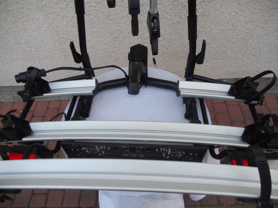 Bagażnik Rowerowy na hak TRZY ROWERY 65kg. Jak Nowy Uchylny