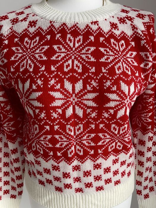 Nowy swiateczny sweter damski r.S