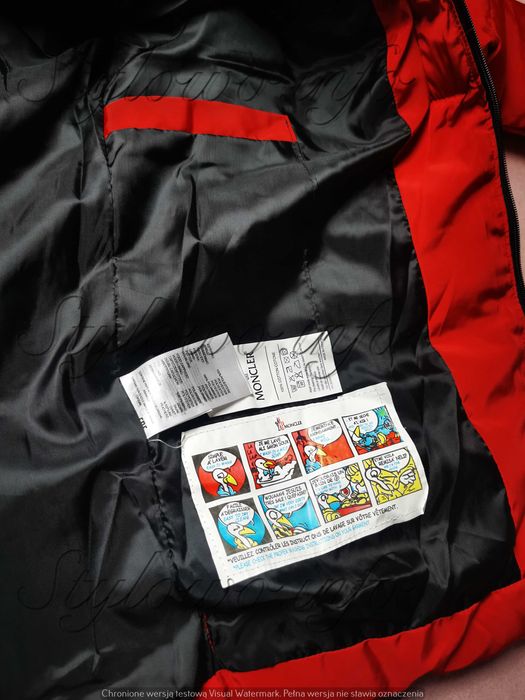 Kurtka męska czerwona kaptur pojedyńczy suwak nowość hit