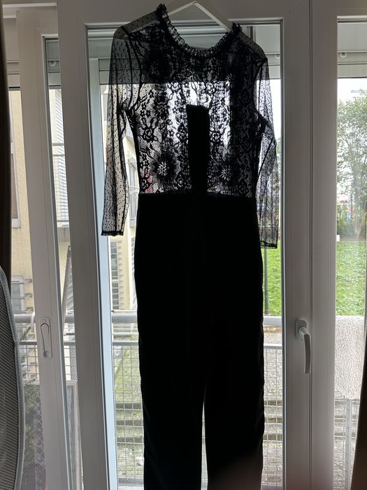 Macacao renda preta xl