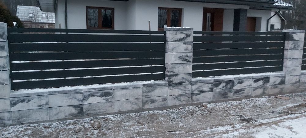 Przęsło ogrodzenie 400 zł m2 ogrodzenie