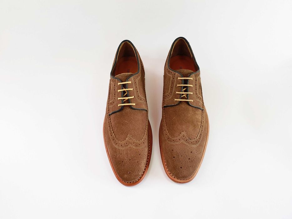Мужские замшевые туфли GORDON & BROS Made in Germany 42 43 27.5-28 см