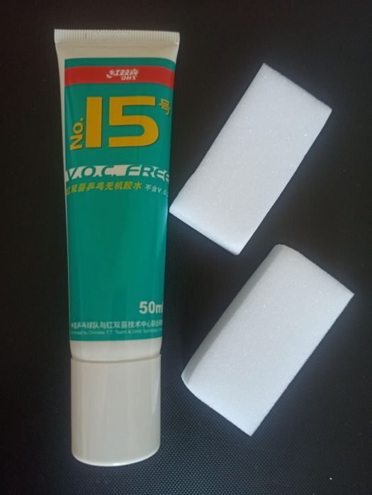 Водный клей для ракеток, торцевая лента, скальпель, настольный теннис