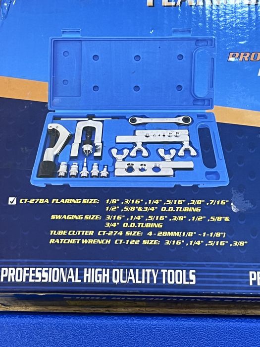 Conjunto Profissional de Ferramentas para Frio CT-278
