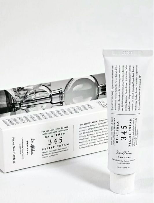 Крем Dr Althea 345 Relief cream Korean-beauty для пошкодженої шкіри