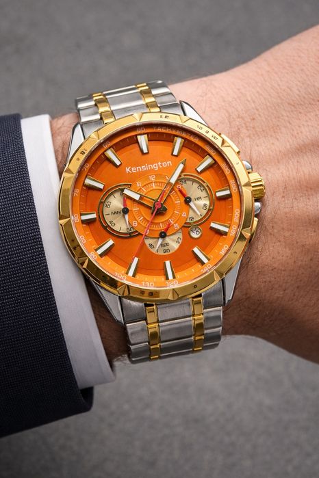 Zegarek Kensington K0027 – NOWY – Elegancki Sportowy  Chronograf