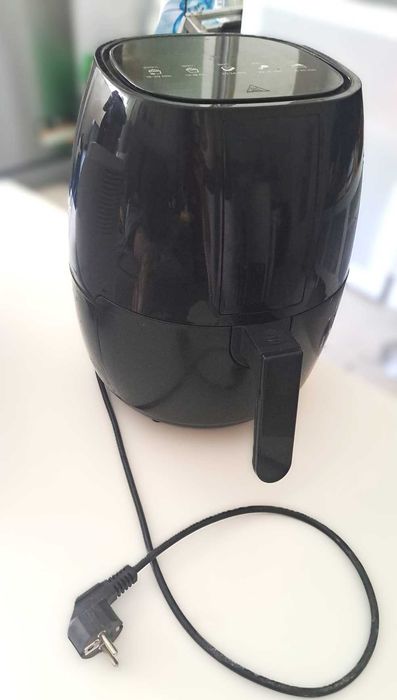 Fritadeira sem Óleo Air Fryer Digital – 1400 W – Preta