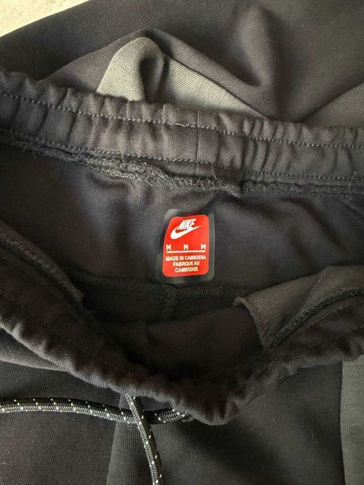 Чоловічий Спортивний костюм  Nike Tech Fleece Black\Grey штани кофта