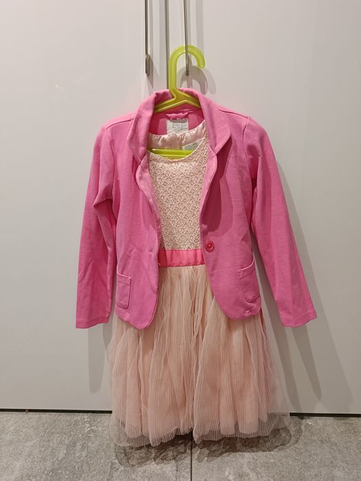 Komplet sukienka z żakietem