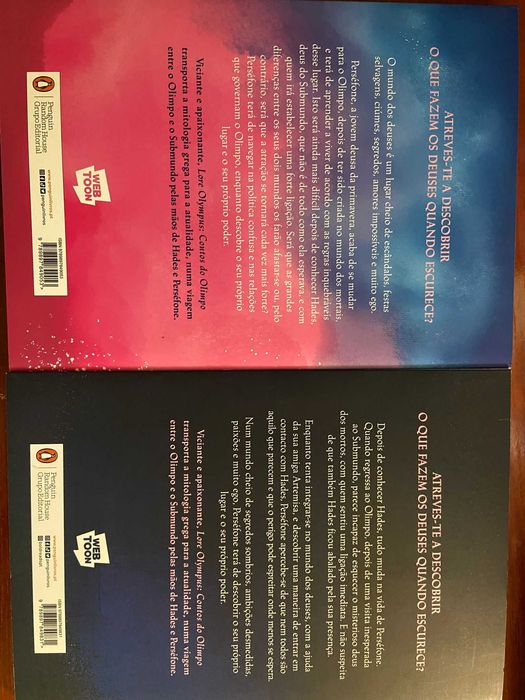 Livros Lore Olympus