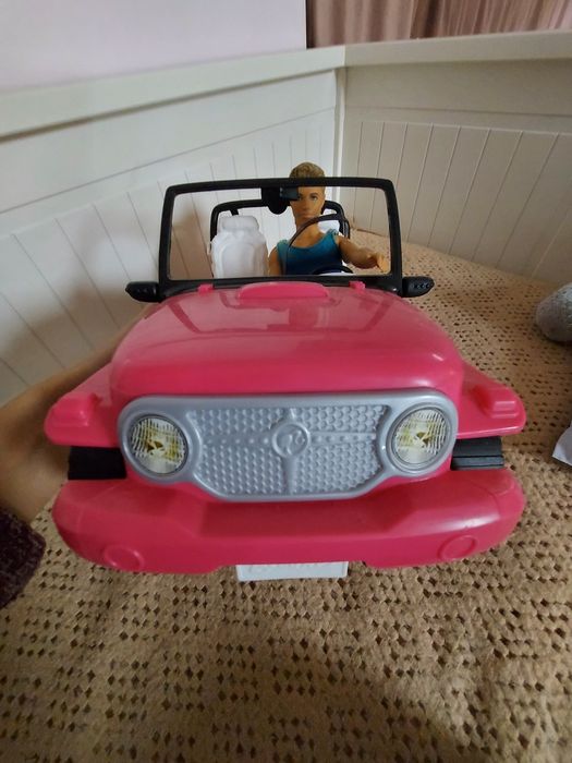 Barbie plażowy samochód terenowy auto jeep ken - gratis lalka barbie