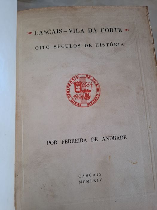 Livro cascais vila da côrte raro