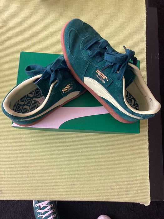 Puma Palermo Jr (Dark Myrtle/Cool Cucumber)
