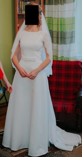 Biała suknia ślubna, Margarett, rozmiar 34/36