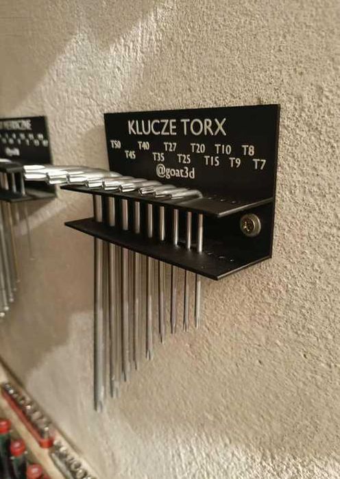 Organizer na klucze TORX (PLA) - DRUK3D