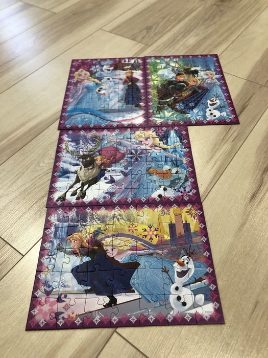 Puzzle Kraina lodu 4 w 1