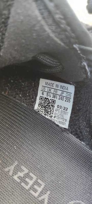 Adidas Yezzy 350 Boost v2 onyx sneakersy