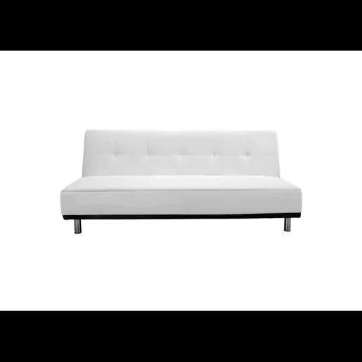 Sofá cama pele sintética 2 lugares THIRD branco