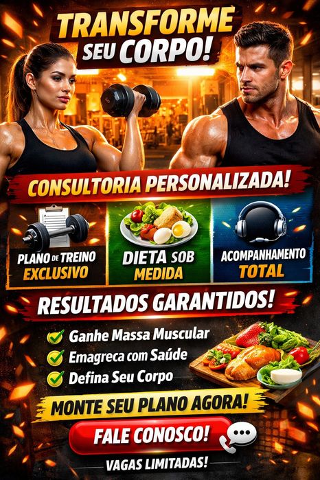 Emagreça ou ganhe músculos já