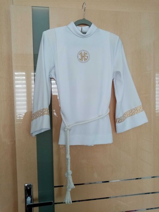 strój komunijny dla chłopca komunia alba spodnie polar