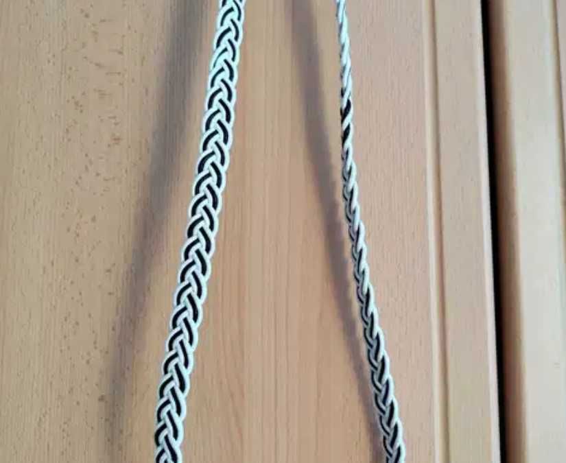 Pasek elegancki pleciony