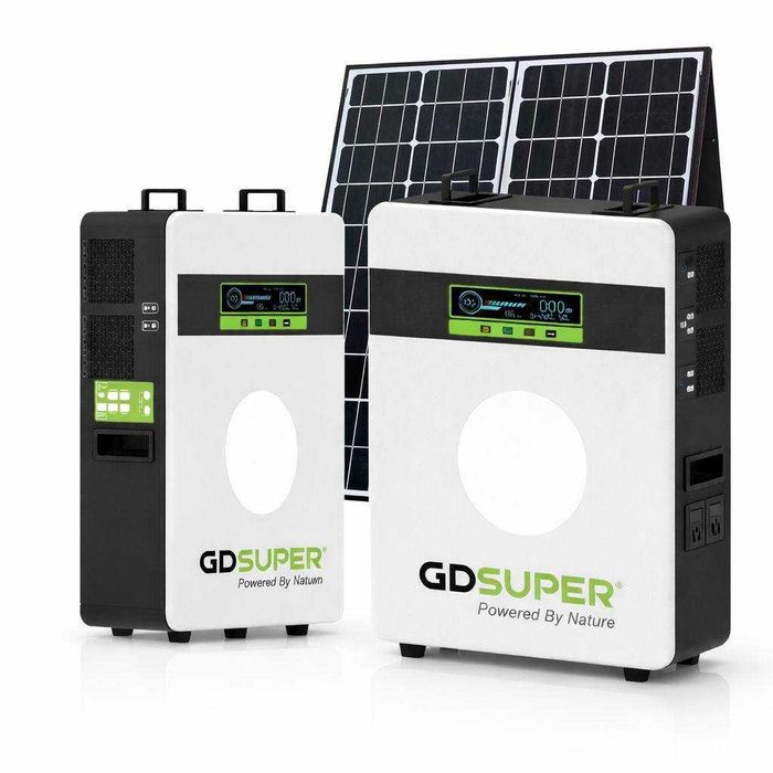 Портативна електростанція GDSUPER GD-3500W  2560 Вт·ч · LiFePO₄ · MPPT