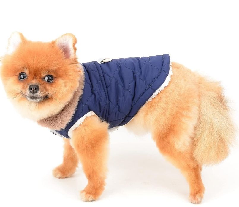 Одяг для собак , стьобана тепла жилетка