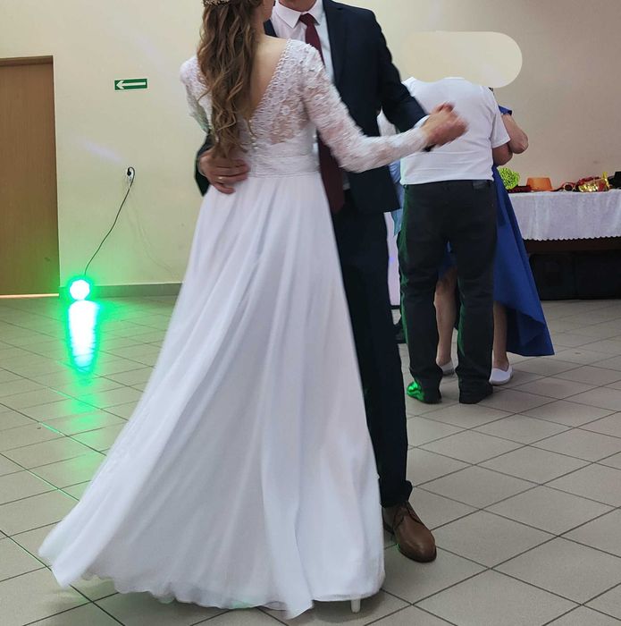 Suknia ślubna na wzrost 174+6cm