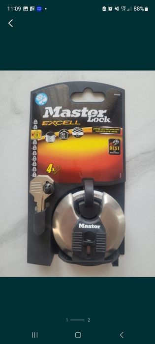 kłódka master lock excell M40Di