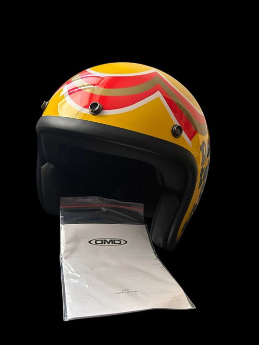 DMD Retro Candy Chupa Chups kask motocyklowy L 58 NOWY + pokrowiec