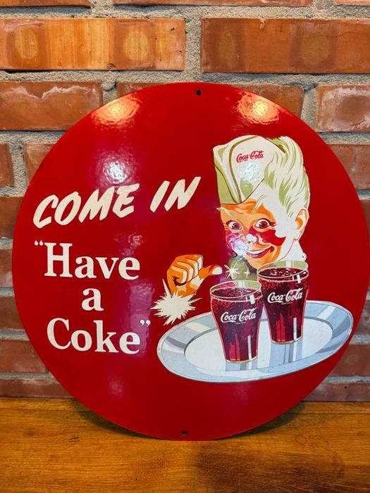 Szyld emaliowany, reklama blacha