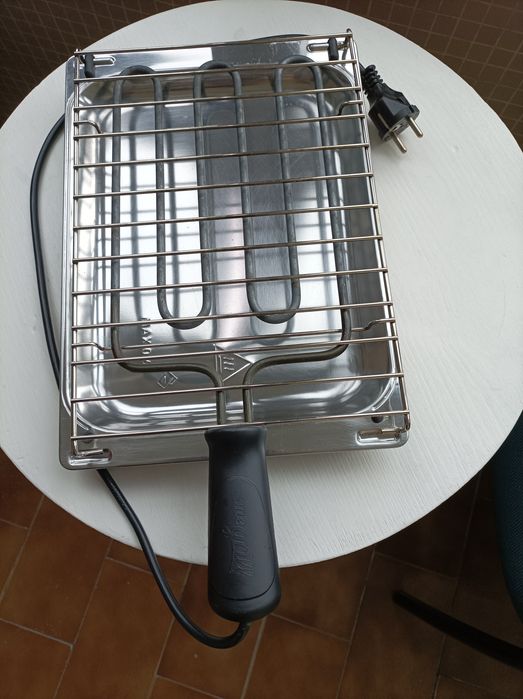 Grelhador Elétrico de Mesa em Inox Megagrill