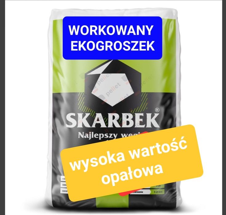 Ekogroszek z polskich kopalń workowany