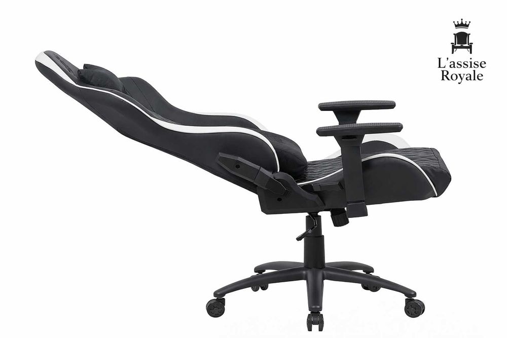 Fotel Gamingowy pikowany PREMIUM Obrotowy Biurowy Regulowany