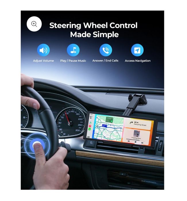 Android Carplay do samochodu z kamerą