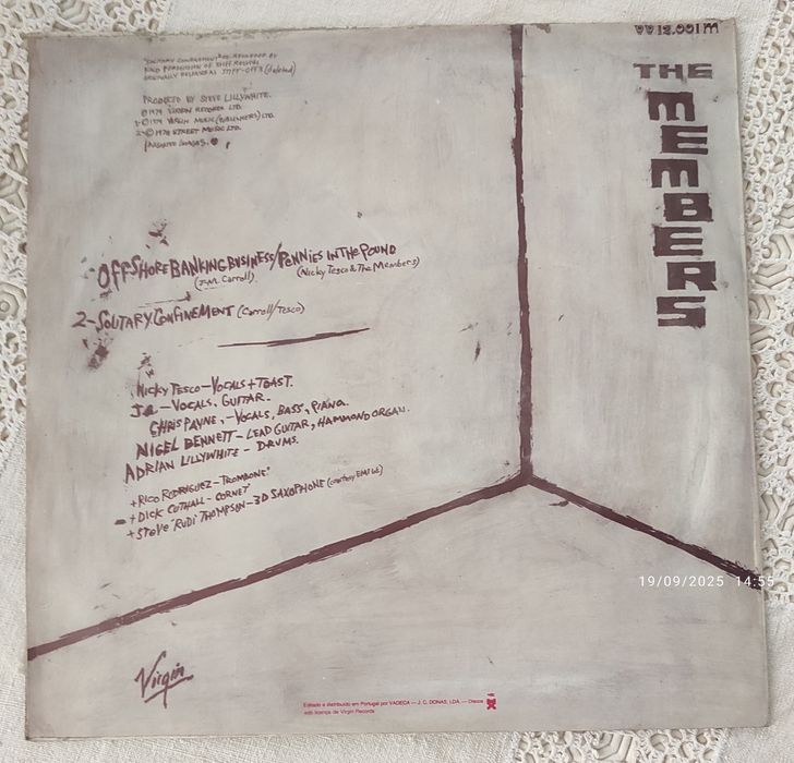 The Members - Offshore Banking Business 12 " Vinil