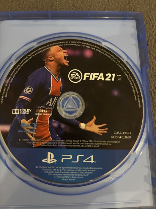 Gra Fifa 21 na ps4