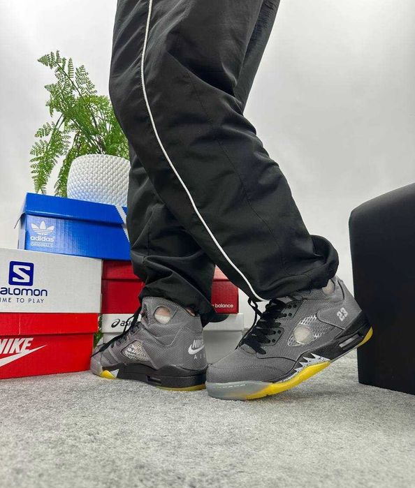 Мужские кроссовки Nike Jordan 5 Retro Off-White "Muslin" 40-45