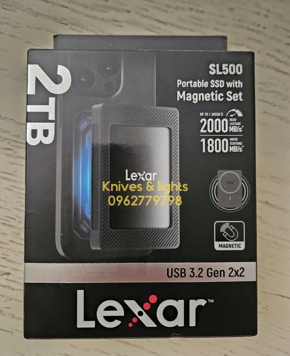 Lexar SL500 2Tb Magnetic Set, зовнішній накопичувач