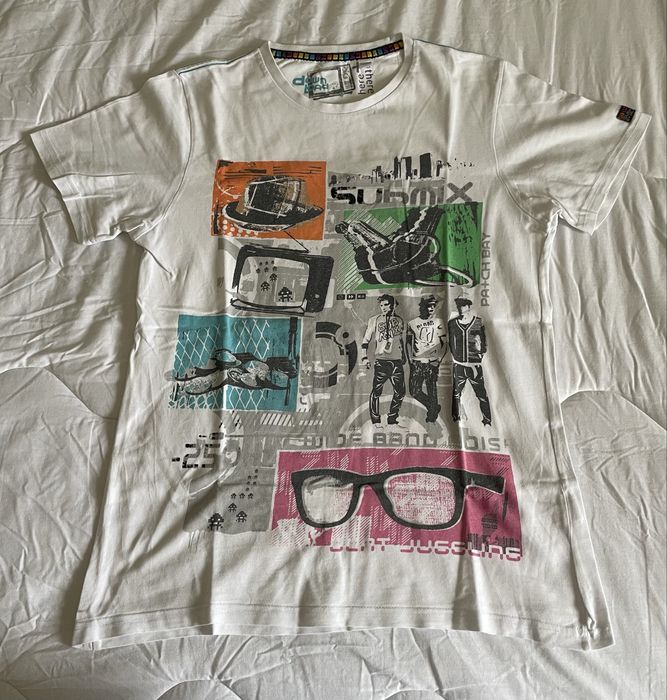 T shirt rapaz 15/16 anos branca