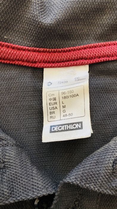 Polo cinza Decathlon