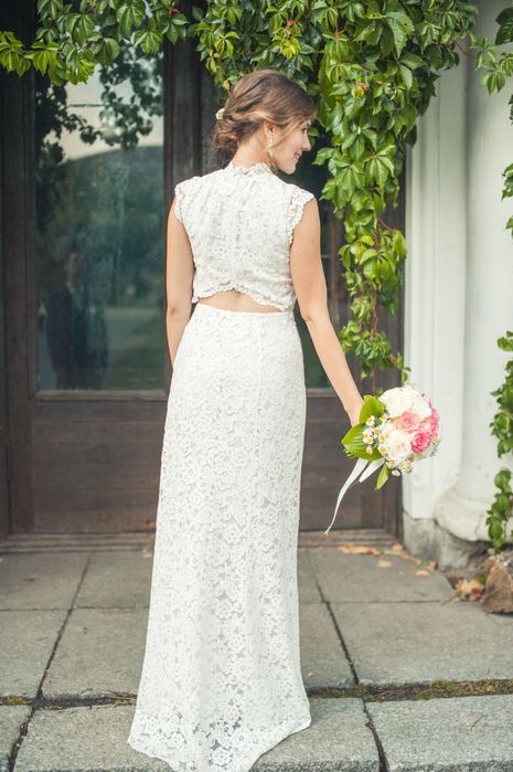 Весільна сукня H&M/ Молочна