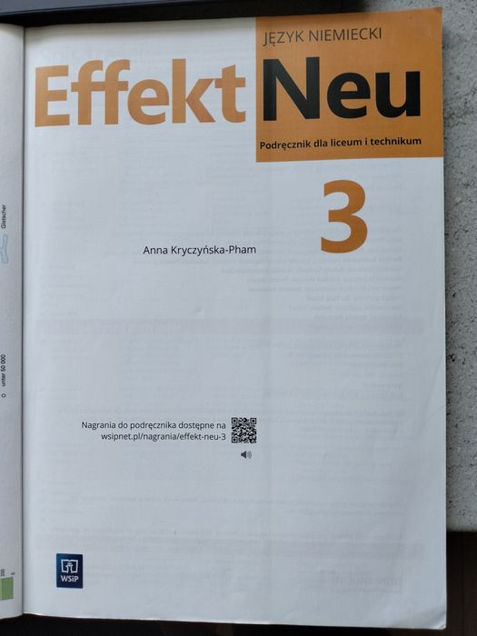 Podręcznik do języka niemieckiego Effekt Neu 3