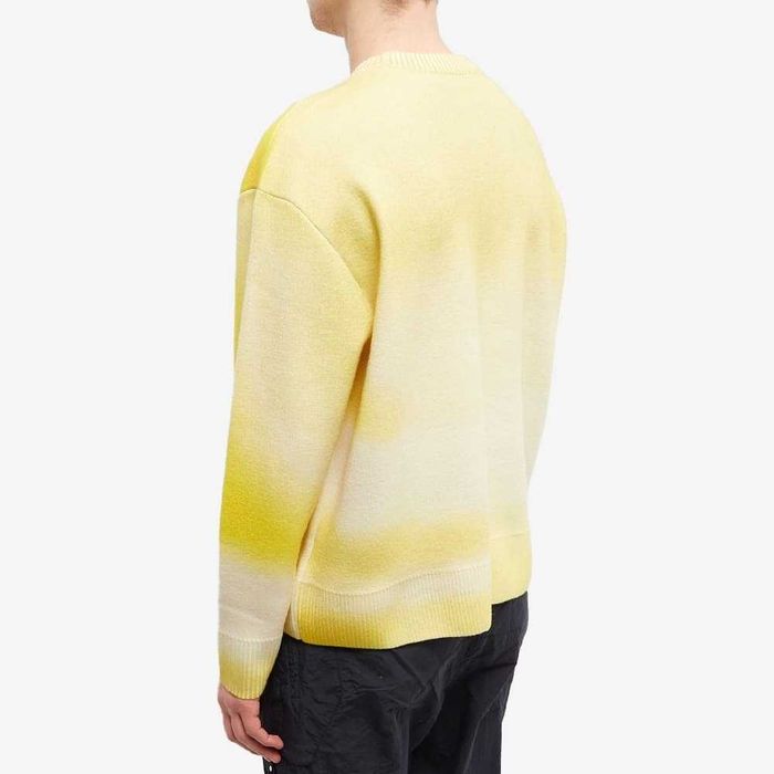 Светр A-Cold-Wall SS24 Gradient Knit Volt Yellow
